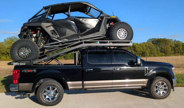 6'2" Truck Rack for Polaris RZR Pro R4 and Can-Am Maverick X3 4 seater, and any other side by side